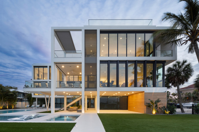 Half Light House trendy-hus-og-facade