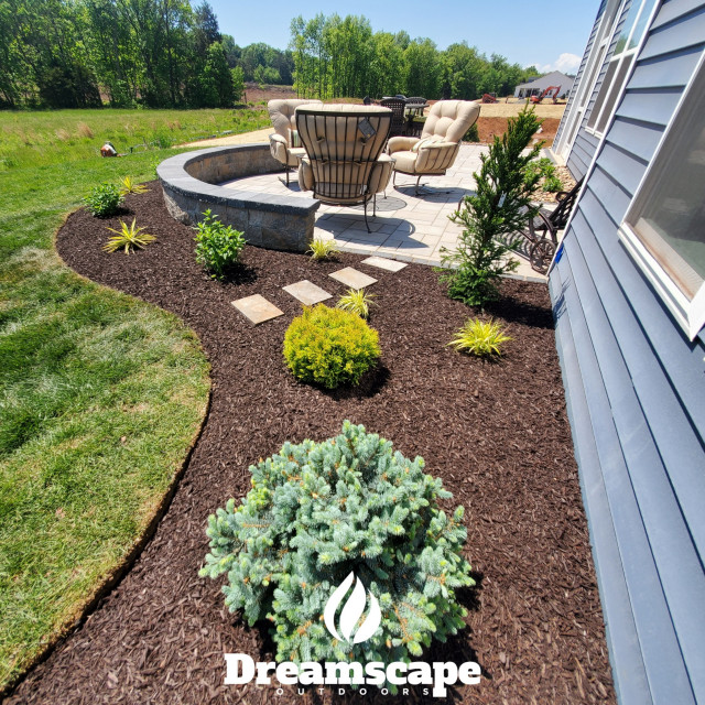 Amblebrook Landscape Design Project around TechoBloc Paver Patio