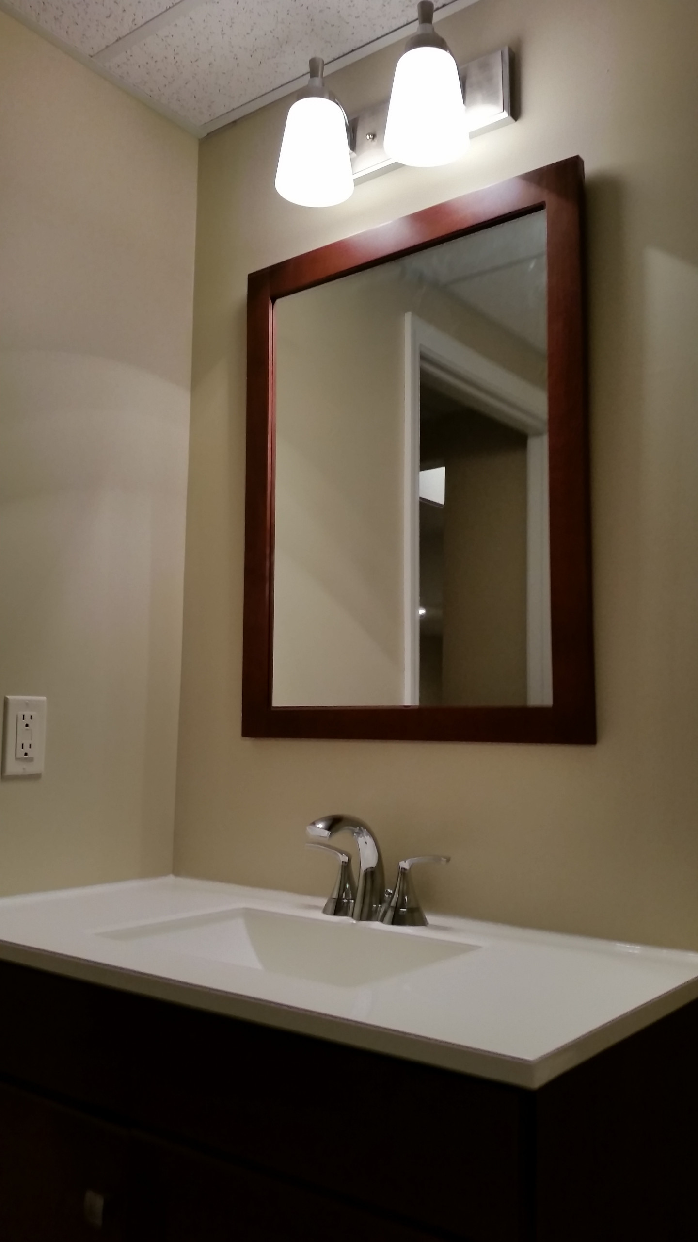 Basement Family space and bathroom