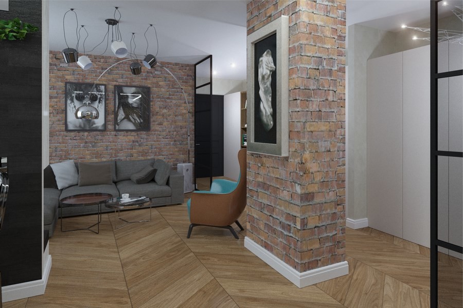 Лофт 62 м2 ЖК Адмирал