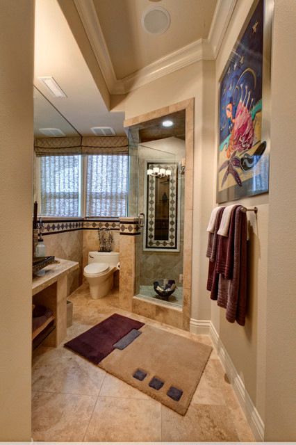 Transitional transitional-bathroom