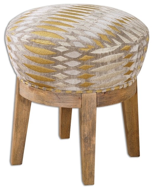Uttermost Hendrik Fabric Swivel Stool Transitional Footstools And Ottomans by GwG Outlet