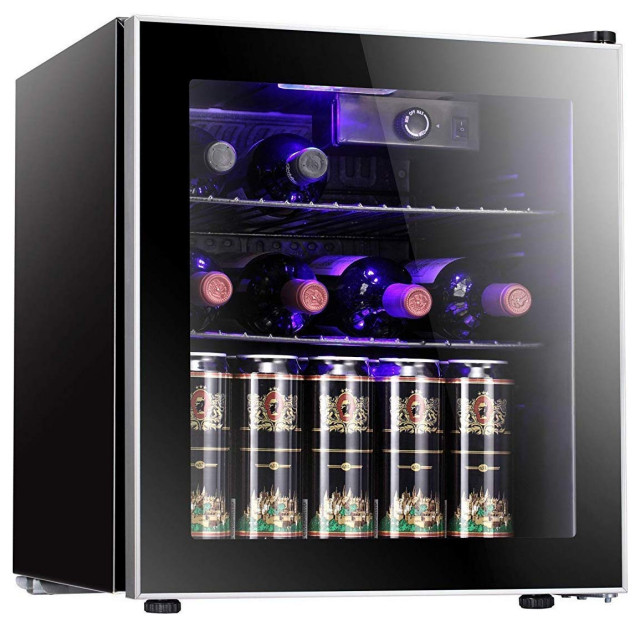 18 Bottle Single Zone Freestanding Wine and Beverage Refrigerator