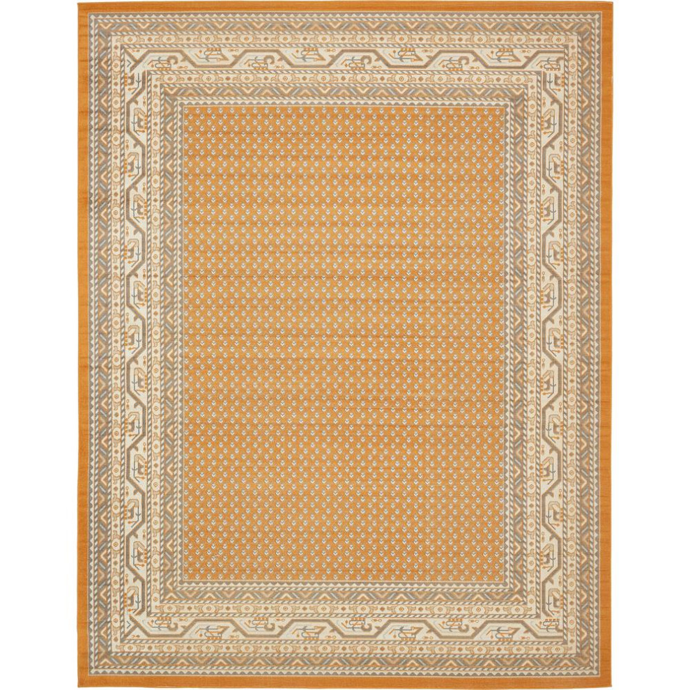 Unique Loom Allover Williamsburg Rug, 10'x13' Mediterranean Area