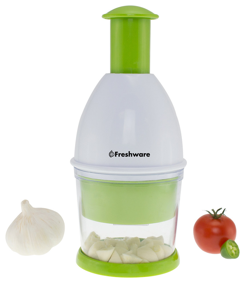 Freshware Mini Garlic Chopper - Contemporary - Food Processors - by ...