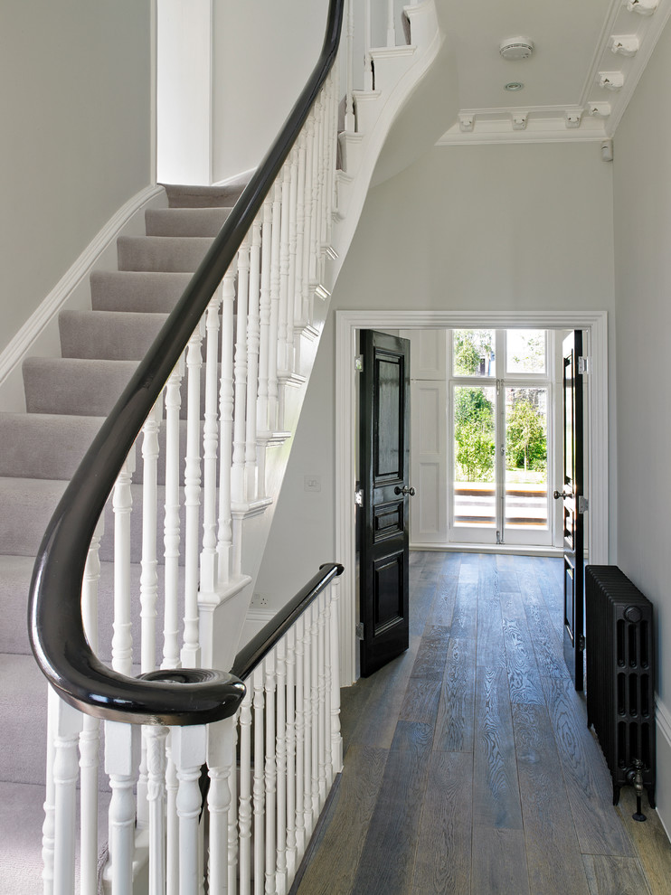 Inspiration for a traditional staircase in London.