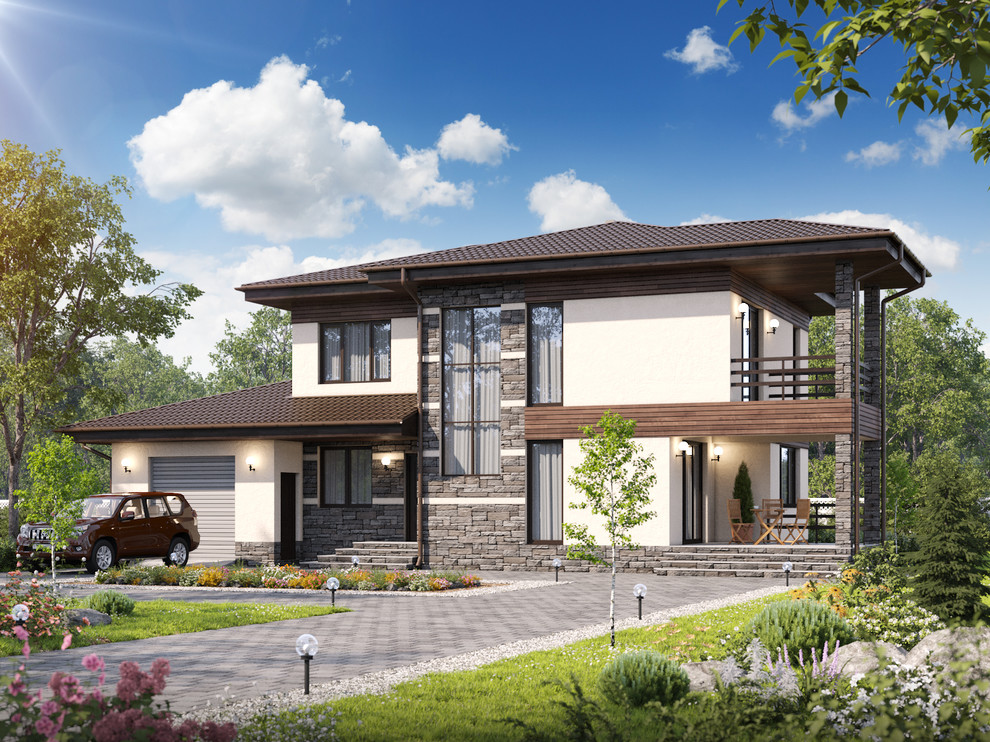 Роббинс - 216 кв.м - в современном Европейском стиле