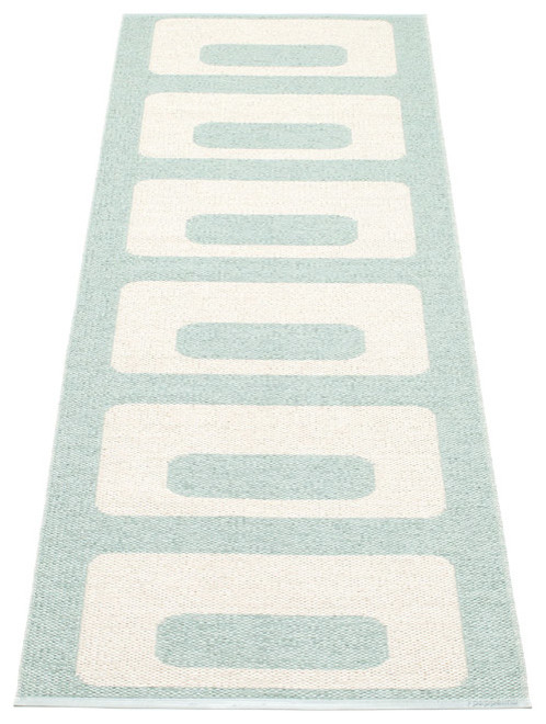 Pappelina OWEN plastic runner, Pale Turquoise