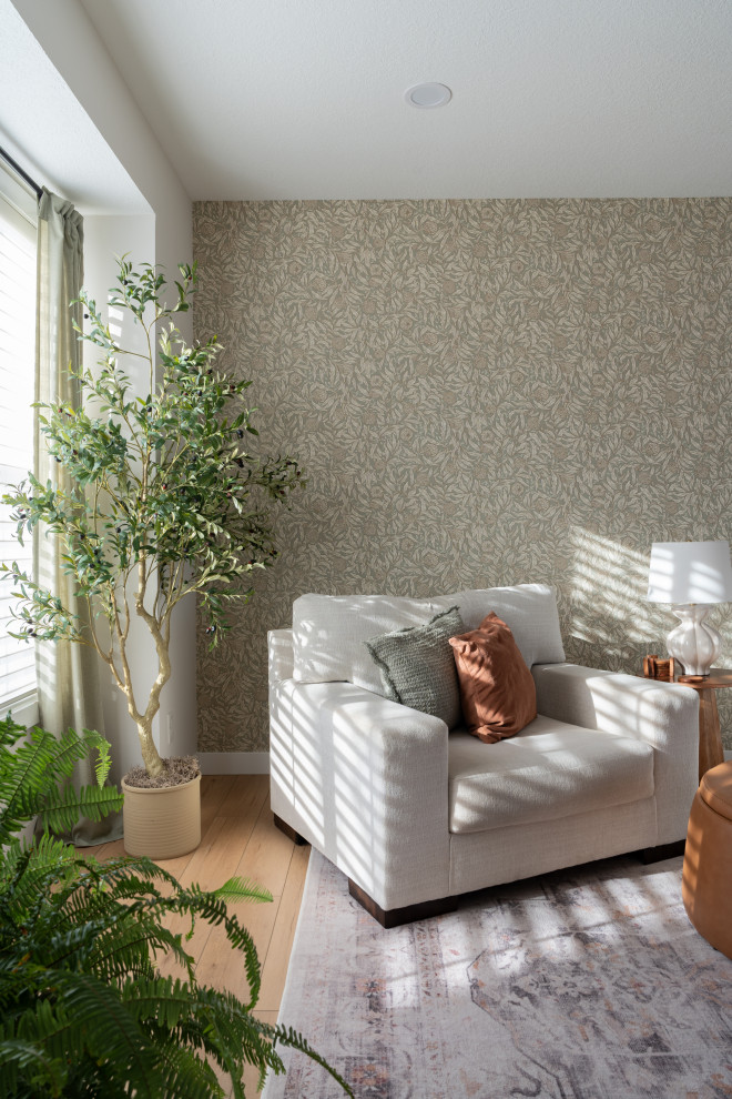 Inspiration for a transitional home design remodel in Minneapolis