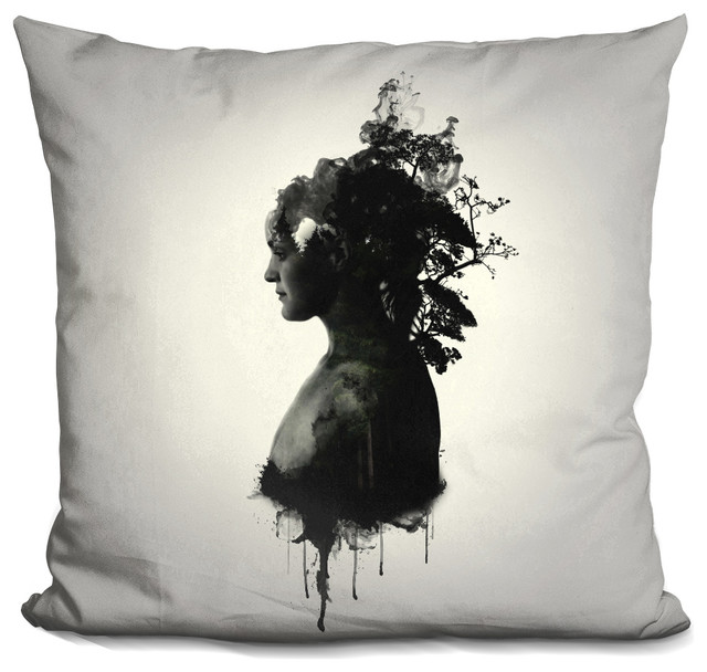 Mother Earth Decorative Accent Throw Pillow Contemporary