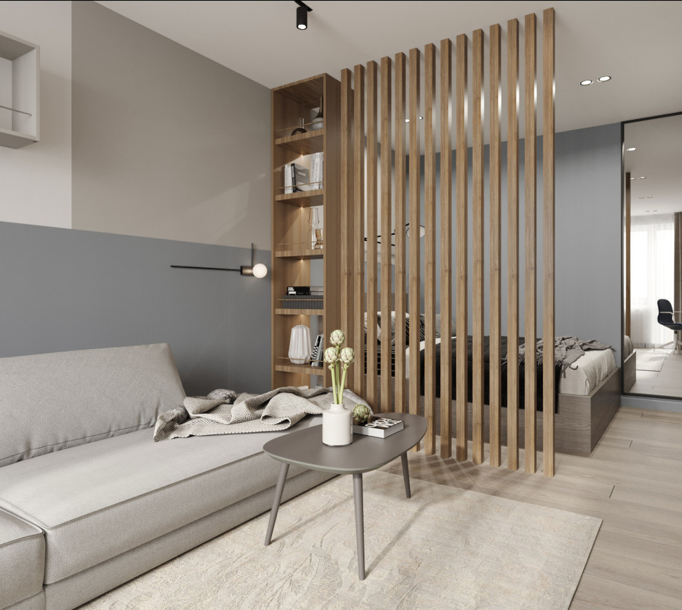 Дизайн проект однокомнатной квартиры в Долгопрудном