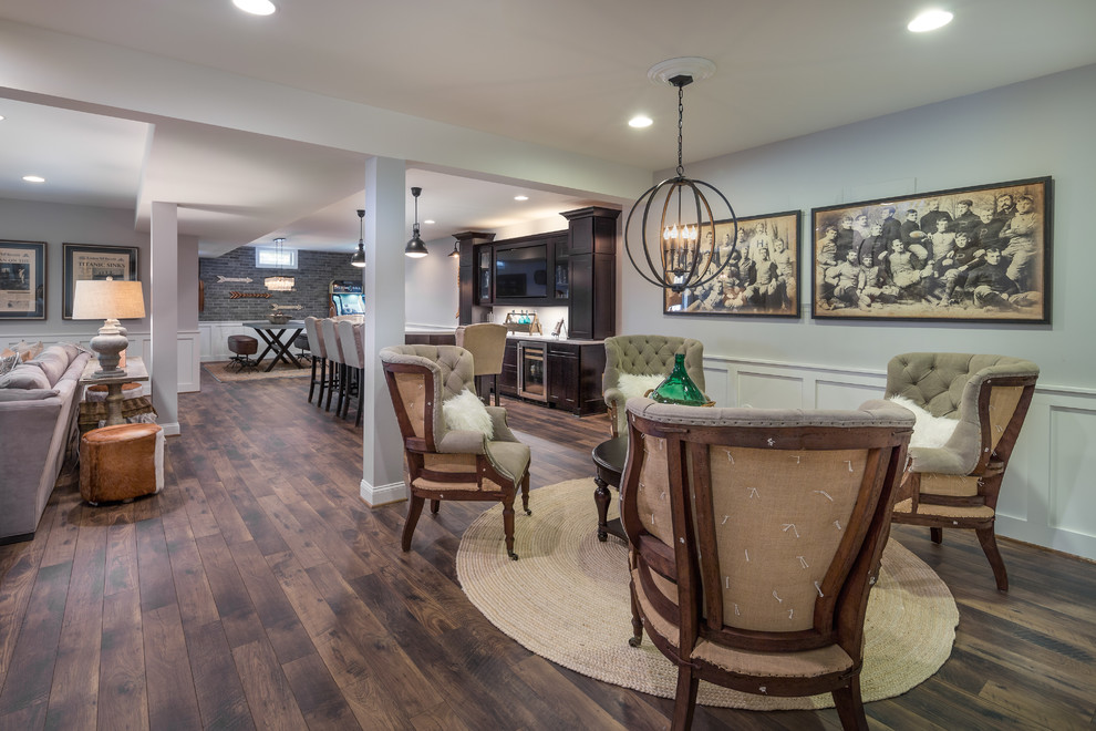 Mountain style home design photo in DC Metro