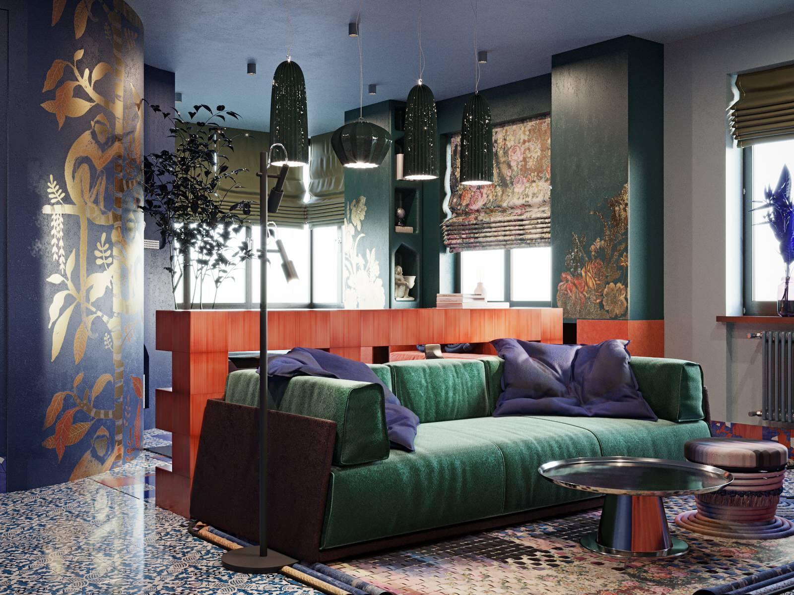 Гостиная. Квартира на Таганке