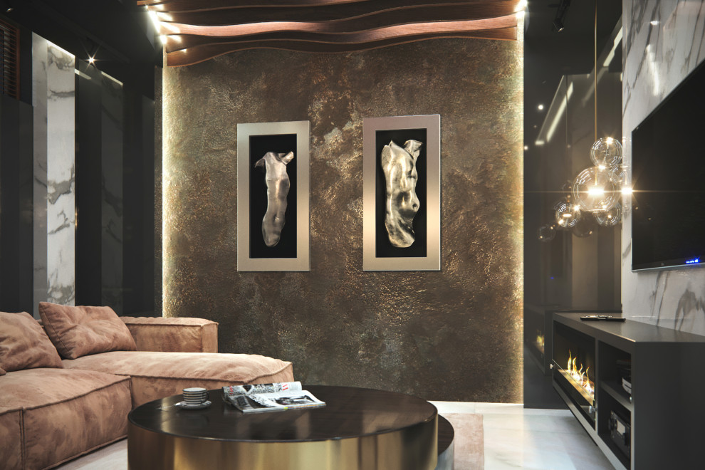 Лаунж и спортзал в частном доме