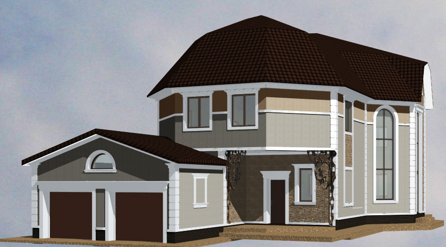 Фасад жилого дома