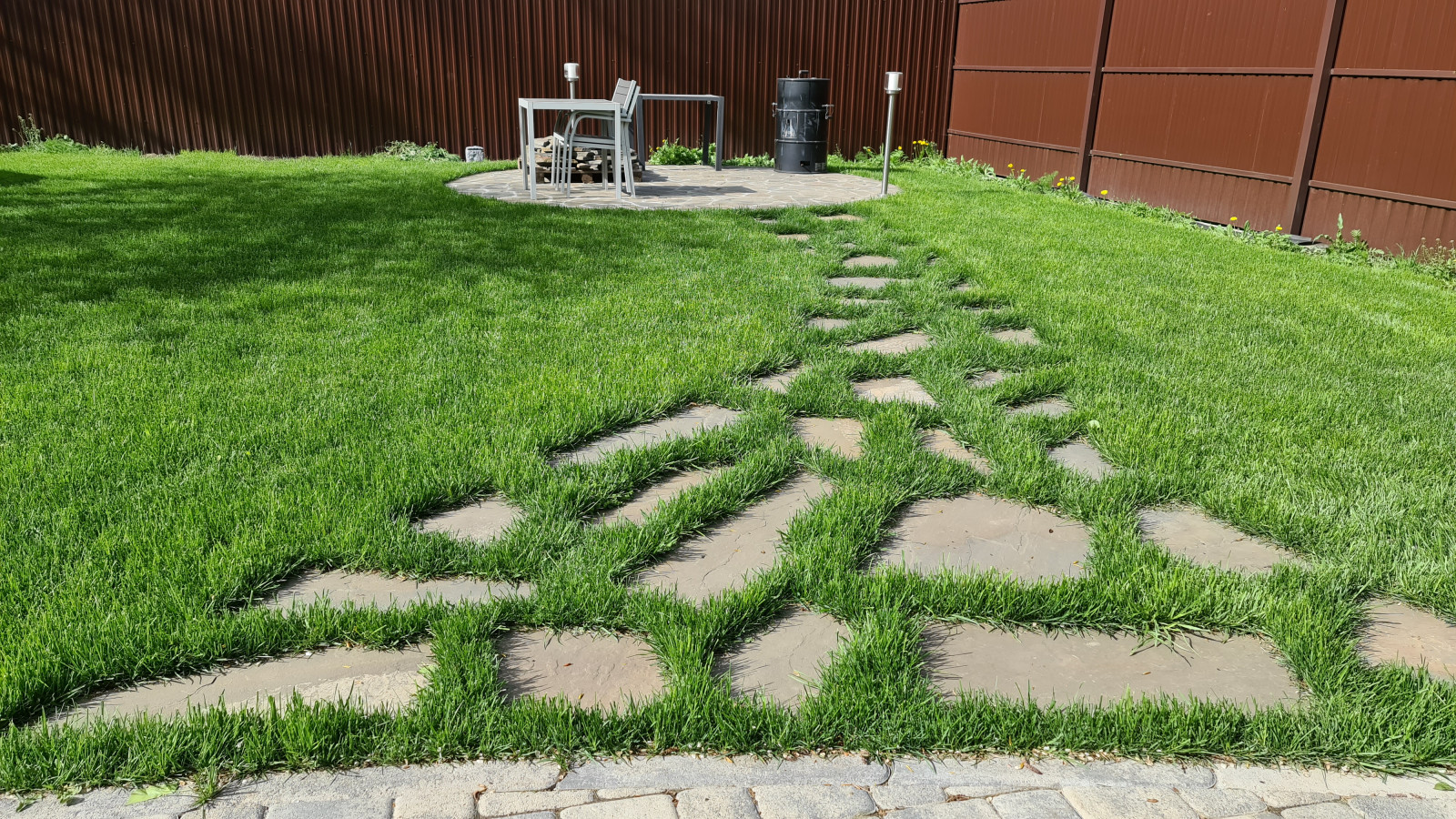 рулонный газон