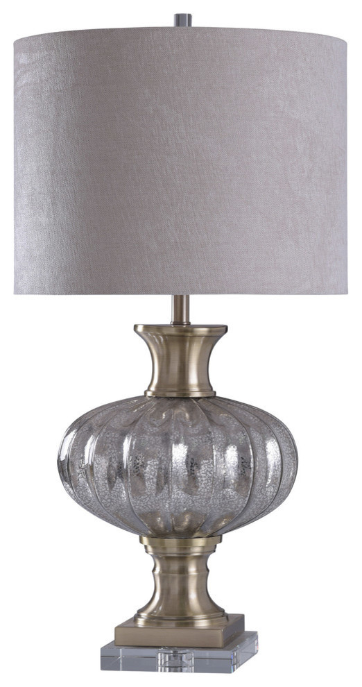 grey and gold light shade