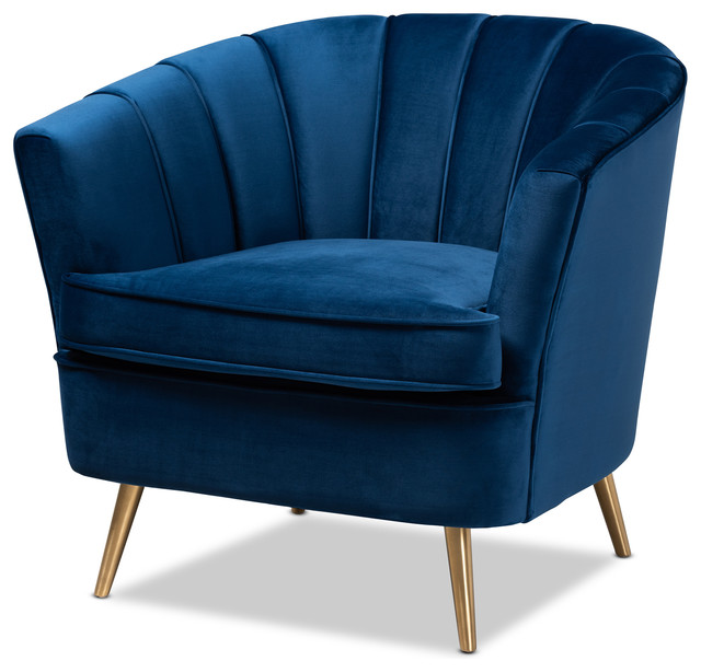 navy blue bedroom chair