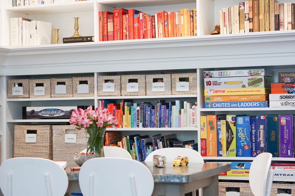 Kids Playroom Organization + Design - Home design - transitional home design idea in Chicago