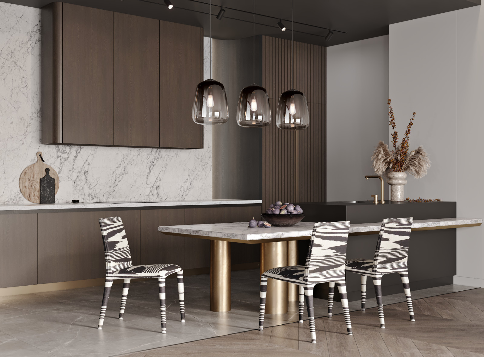 Дизайн - проект апартаментов в современном стиле