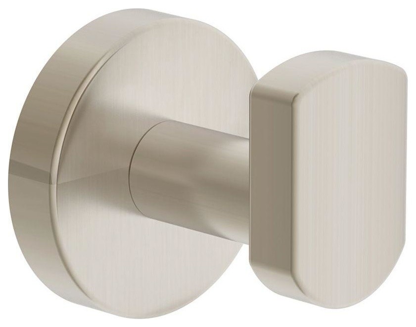 Dia Robe Hook, Satin Nickel