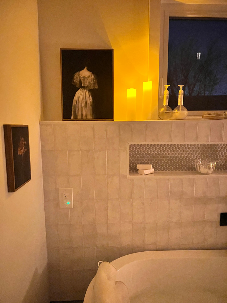 Euro-vintage Master Bath