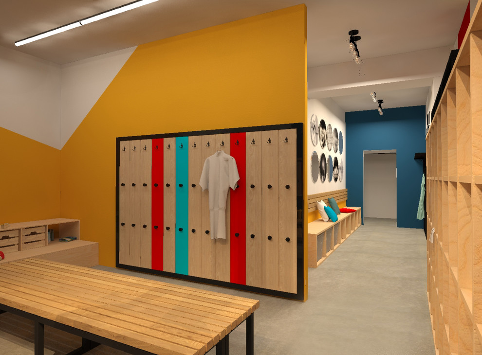 Дизайн интерьера школы современной хореографии "ШАГИ".