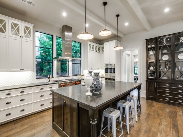 Transitional Style Home in UP transitional-kitchen
