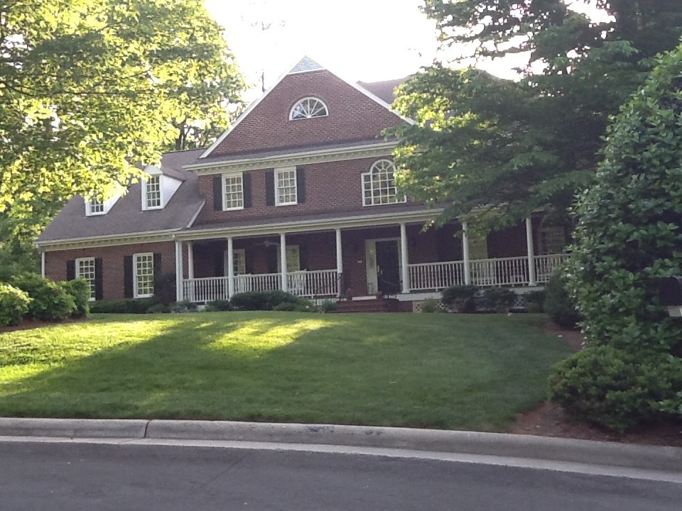 Homes built around Chapel Hill, North Carolina