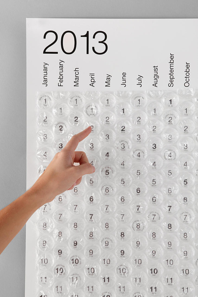 2013 Bubble Calendar