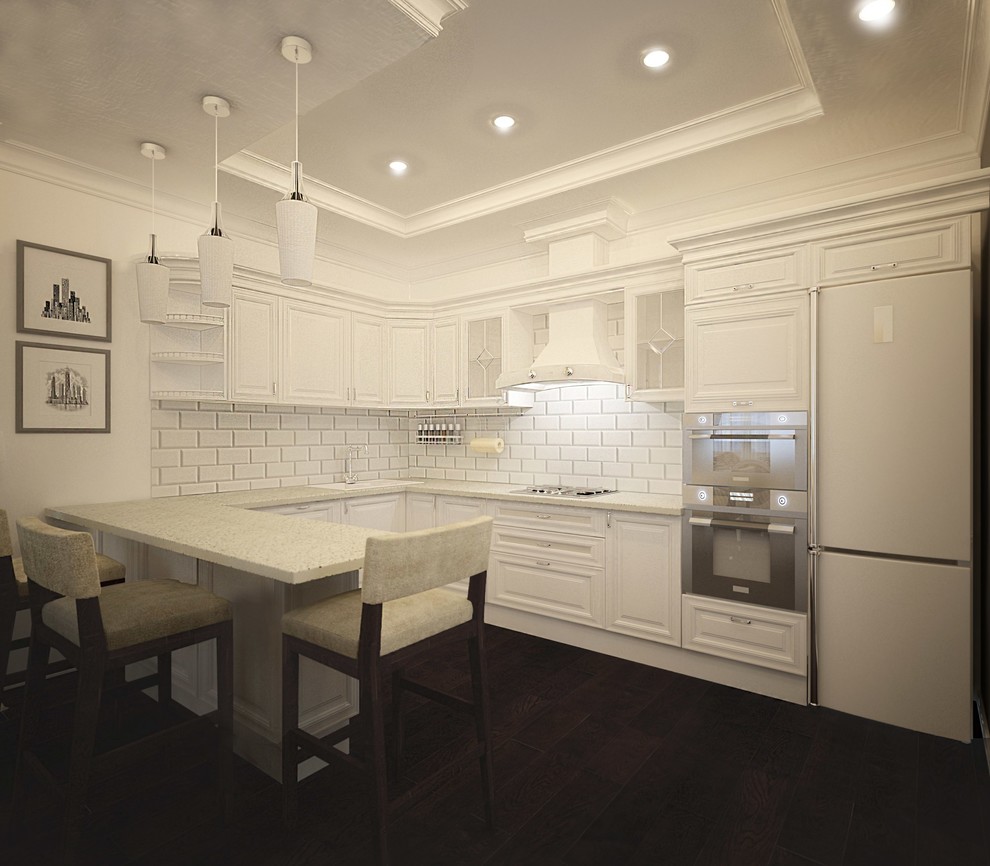 Дизайн-проект интерьера кухни-столовой