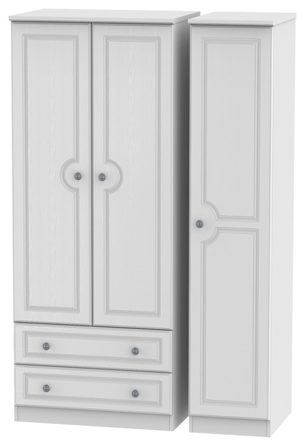 Pembroke Double Wardrobe With Drawers And Single Wardrobe