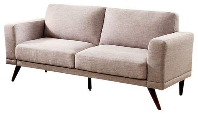 Janie Mid Century Modern Style Sofa Gray