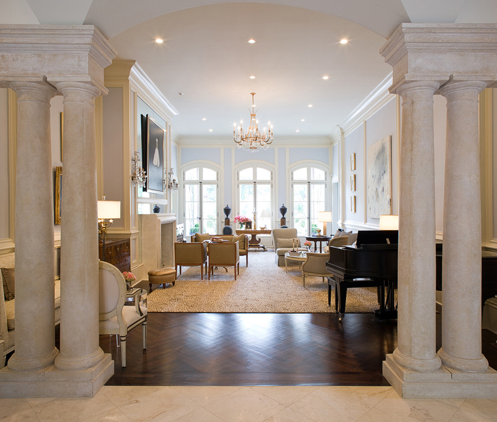 William T Baker &Associates, Atlanta, GA - Traditional - Living Room ...