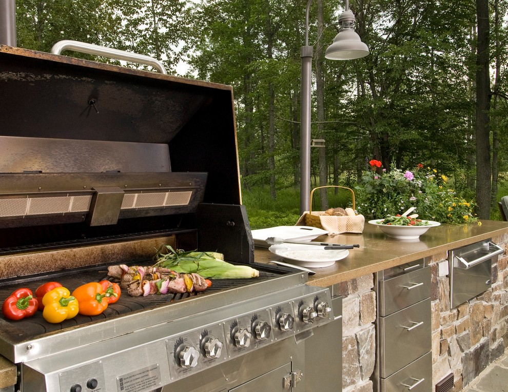 Outdoor Kitchen - Northern Michigan - Traditional - Chicago - by