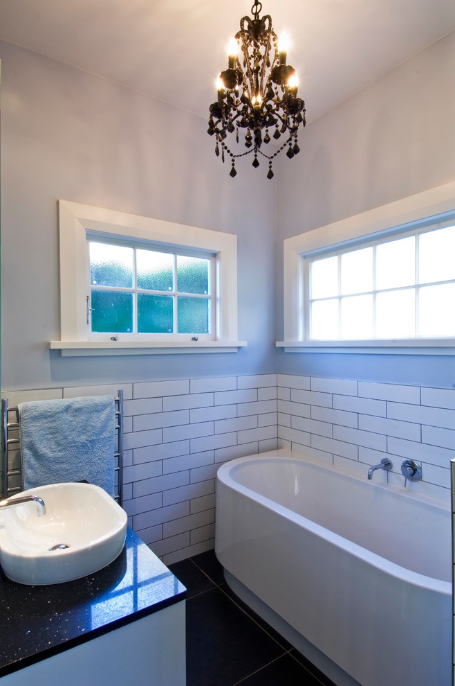 bathroom with laundry