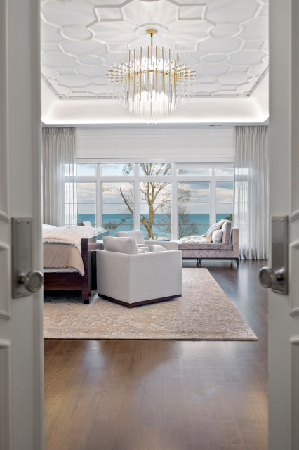 Lake Michigan Elegance contemporary-bedroom