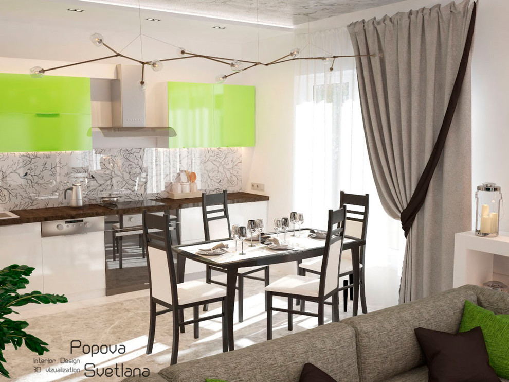 Дизайн гостиной в таунхаусе