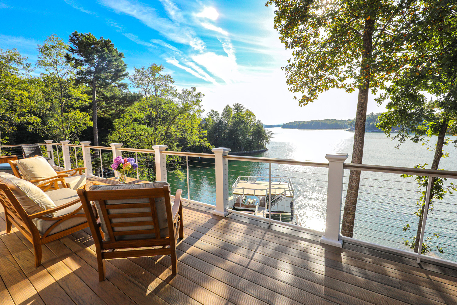 New Deck on Lake James