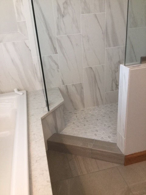 Bathroom - transitional bathroom idea in Omaha