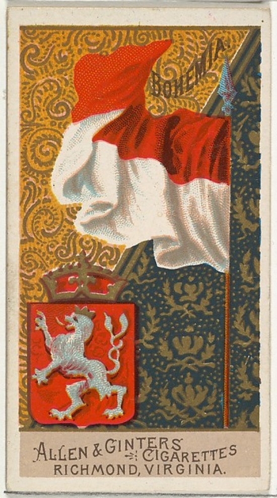 Bohemia From Flags Of All Nations Series 2, N10 For Allen & Ginter Cigarettes