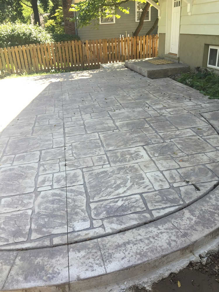 Webster Groves, Missouri Stamped Concrete Patio
