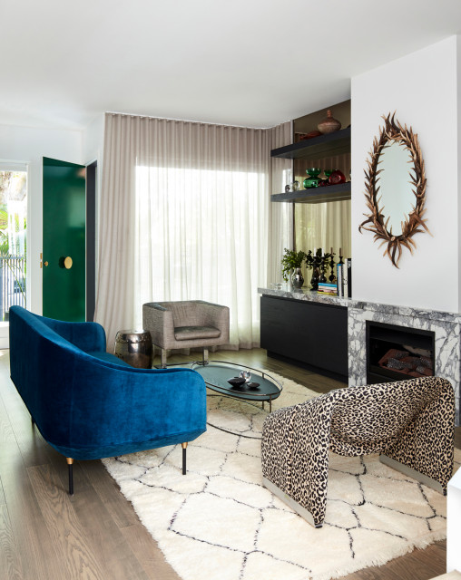Stawell St Prahran Townhouse Renovation contemporary-living-room