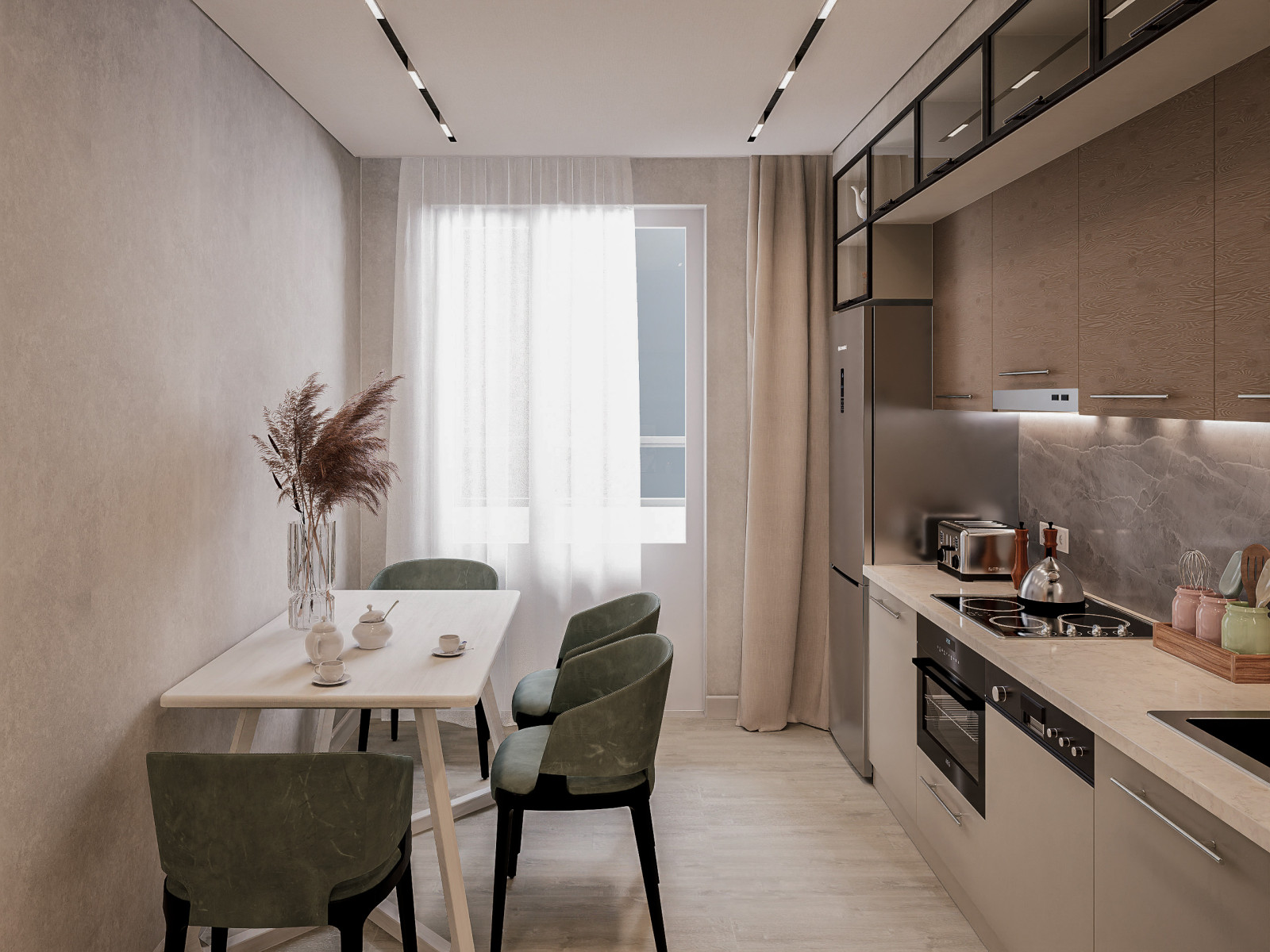 Дизайн-проект двухкомнатной квартиры 57 м2