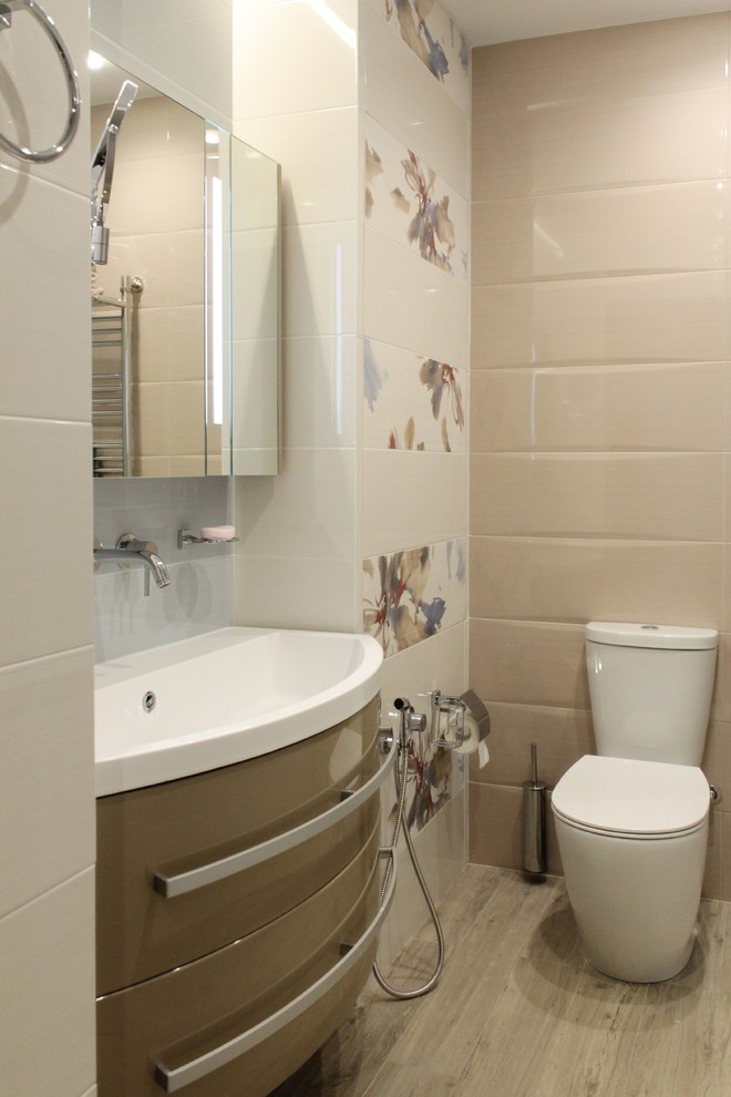 Ванная комната. Реализация. Квартира для молодых и успешных.