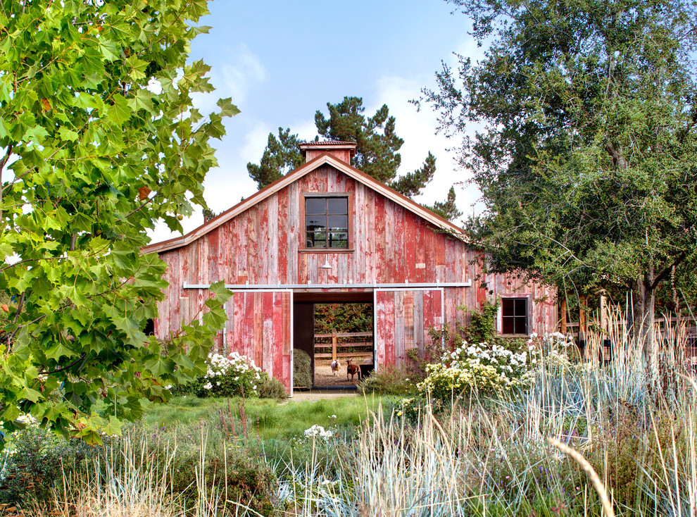 Inspiration for an expansive country shed and granny flat in San Francisco.