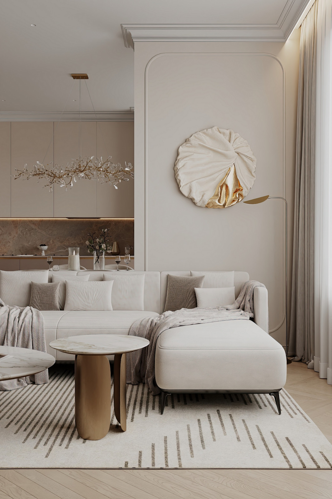 Дизайн и ремонт квартиры в ЖК Режиссёр - Богемная грация