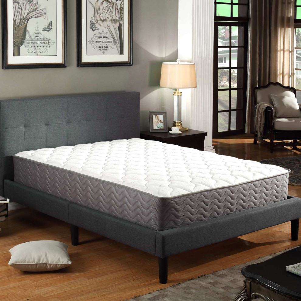 12" Encased Coil Pocket Spring Contour Mattress, Twin Contemporary Mattresses by Casa