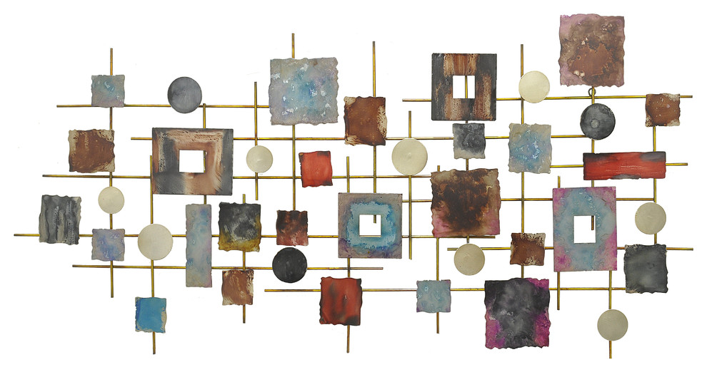 Bali Metal Wall Decoration - Contemporary - Metal Wall Art - by Three