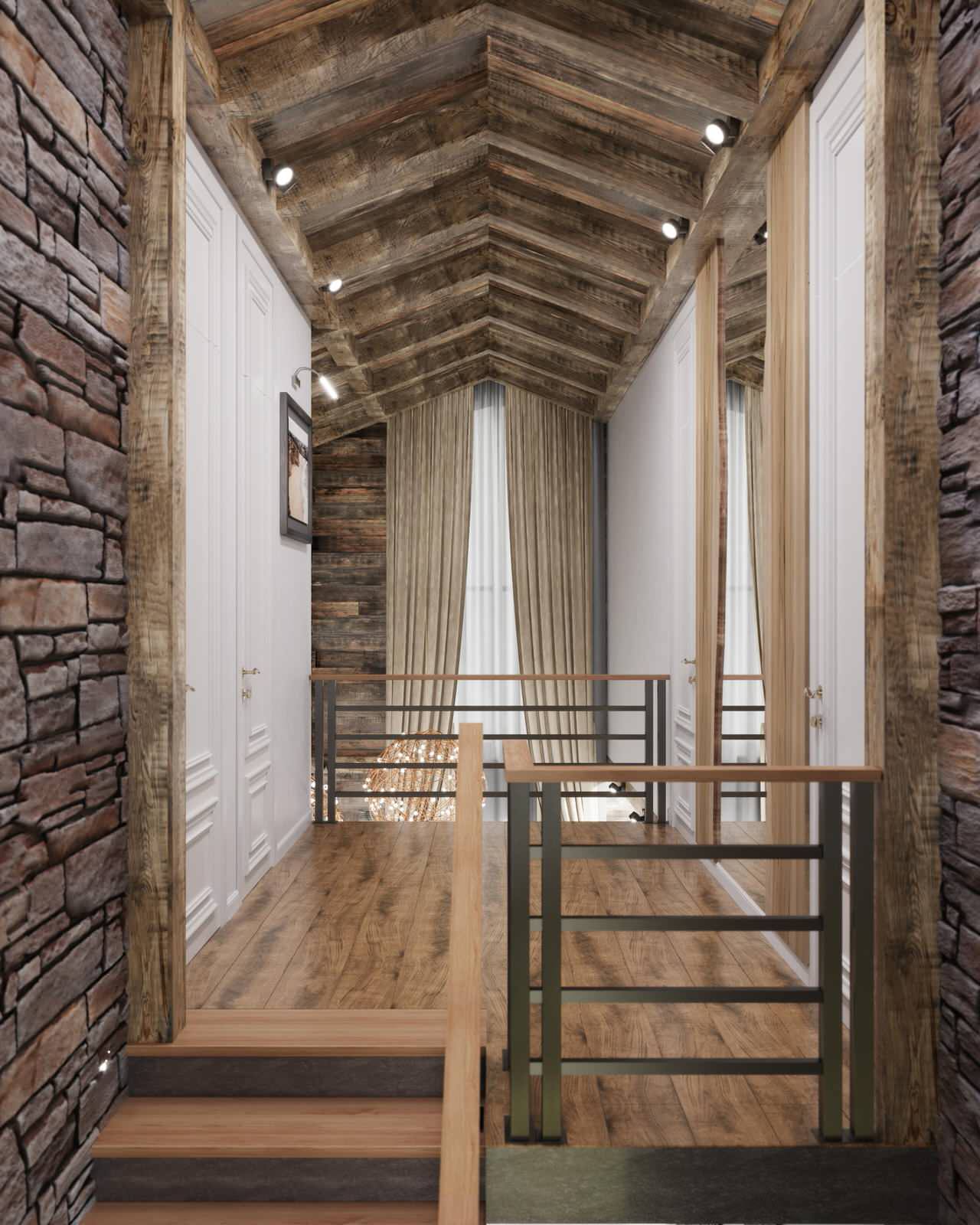 Интерьер дома в КП "Лагри Парк"